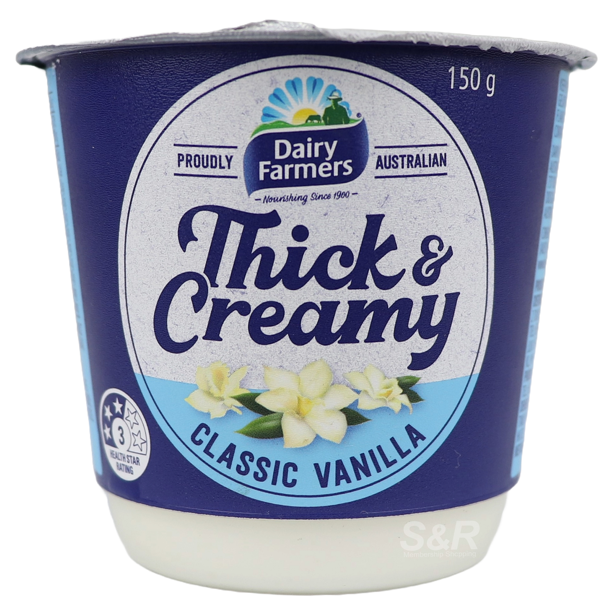Dairy Farmers Thick and Creamy Classic Vanilla Yoghurt 150g Dairy Farmers Thick and Creamy Classic Vanilla Yoghurt 150g